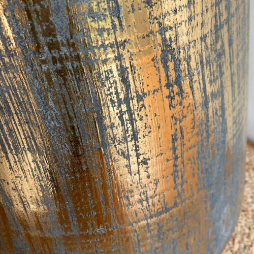 Florero Dorado 22 x 34,5 x 22 cm. - Imagen 6
