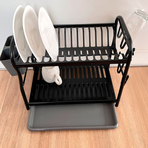 Escurridor de Plato Aluminio 2 Niveles 50 x 24,4 x 35,5 cm. - Imagen 3