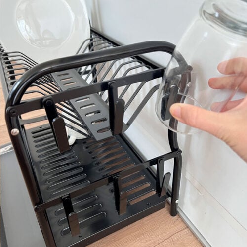 Escurridor de Plato Aluminio 2 Niveles 50 x 24,4 x 35,5 cm. - Imagen 4