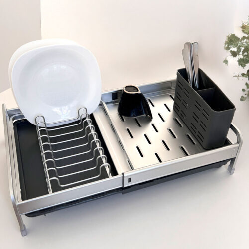 Escurridor de Plato Extensible de Aluminio con Drenaje - Imagen 2