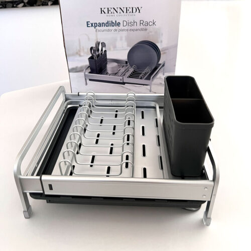 Escurridor de Plato Extensible de Aluminio con Drenaje - Imagen 3