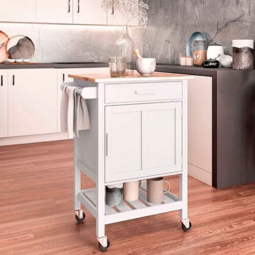 Carrito de Cocina Blanco - Imagen 3